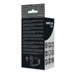 Addicted Toys - Plug Anal Avec Anneau En Silicone Noir